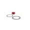 Stemco Window Kit, Hubcap, Wheel, 2-3/4 Dia 359-5999 - alternate 2